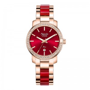 Alexandre Christie AC 2B23 Rosegold Red New LDBRGRERE